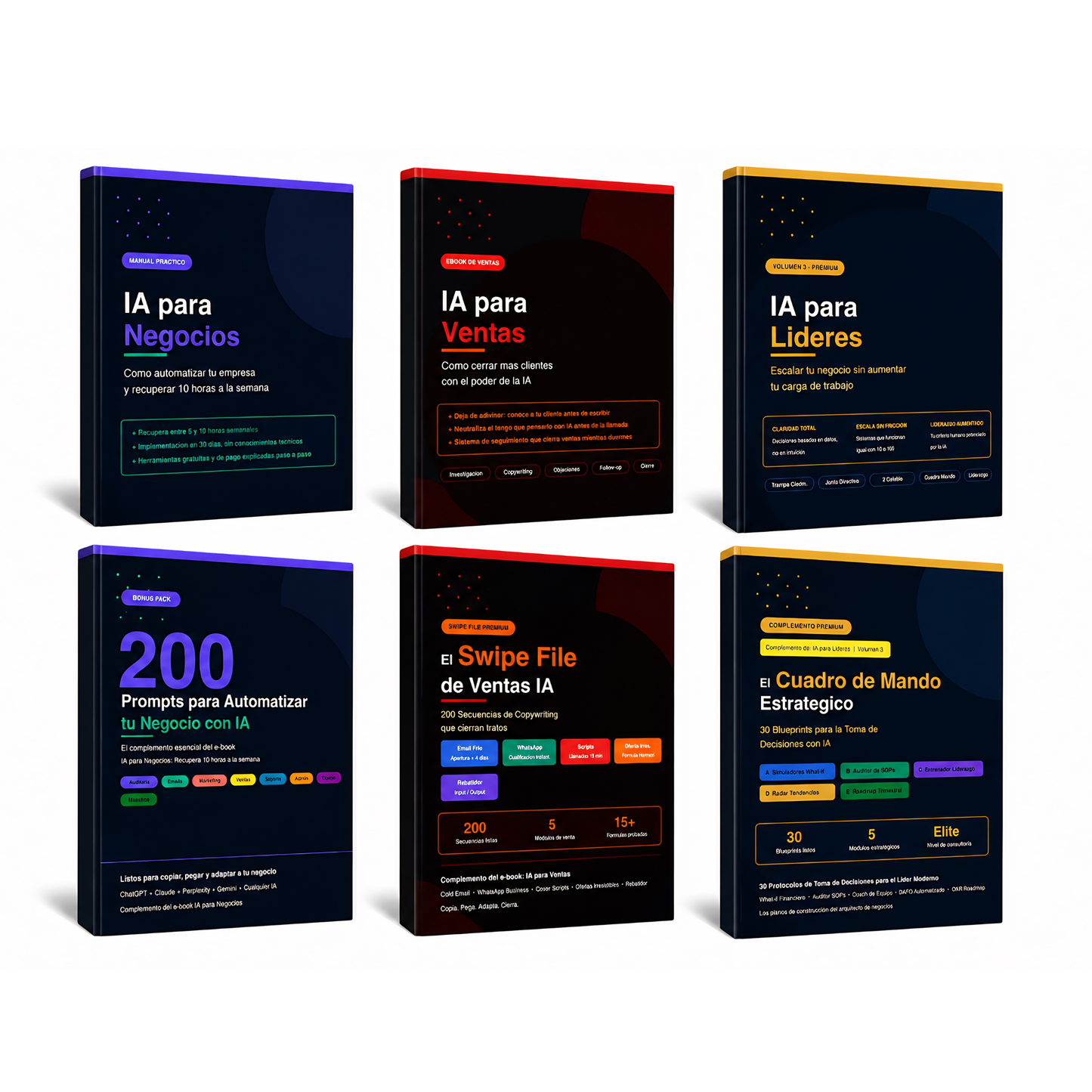 PACK TOTAL: 3 EBOOK + 3 COMPLEMENTOS