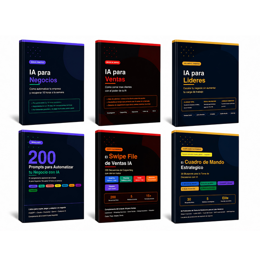 PACK TOTAL: 3 EBOOK + 3 COMPLEMENTOS